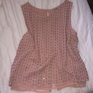 Lucky Brand sequin shirt - S